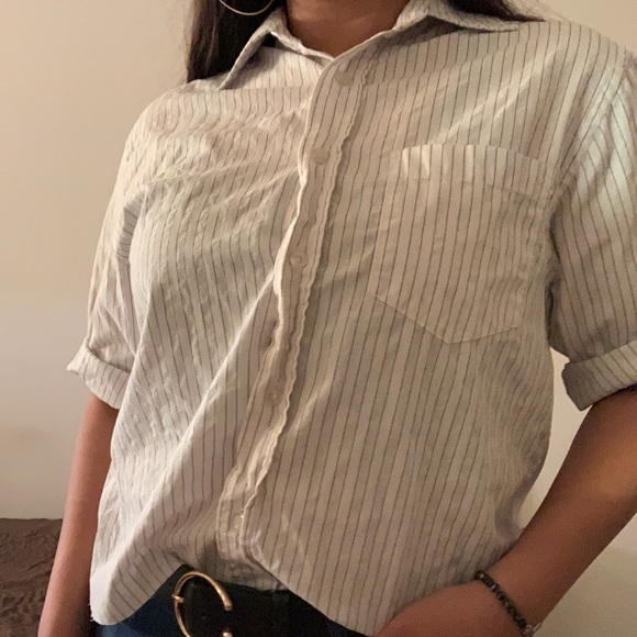 Striped button up - Picture 2 of 2